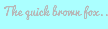 Image with Font Color B7B7B7 and Background Color ABFFFF